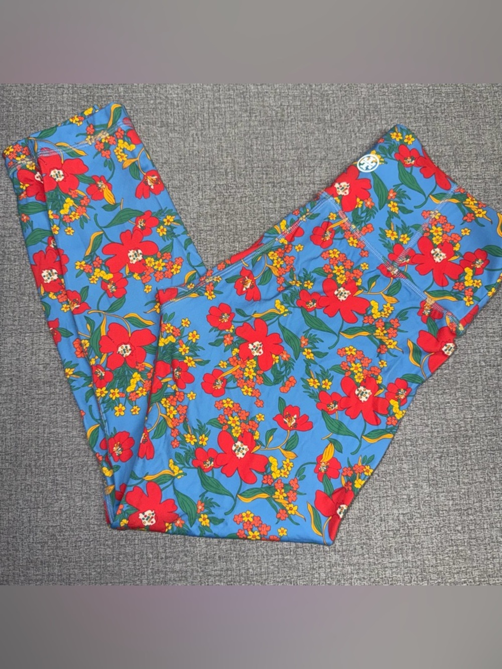 Tory Burch Weightless Printed‎ 7/8 Legging In Wild Flower
